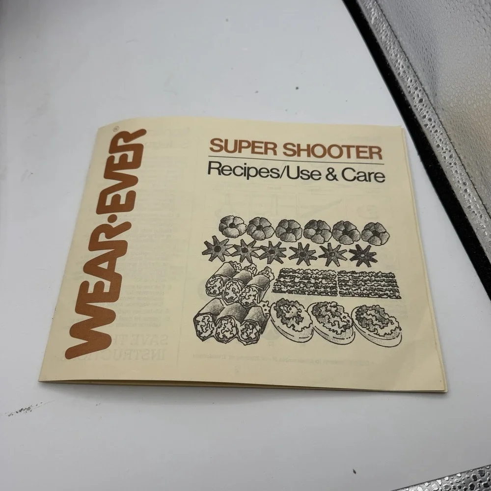 Vintage Wear-Ever Super Shooter 70123 Electric Cookie Press Food Gun - Tested